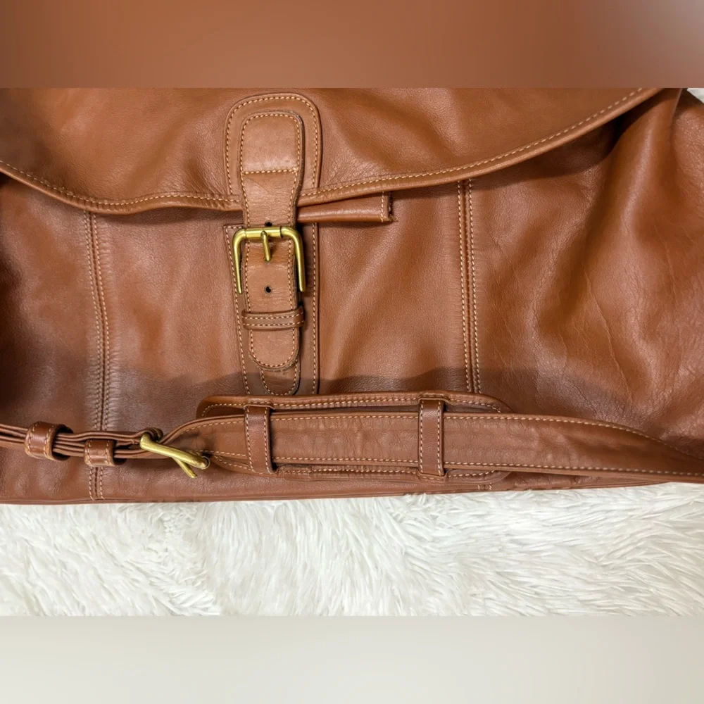 Coach Brown Leather Messenger Bag